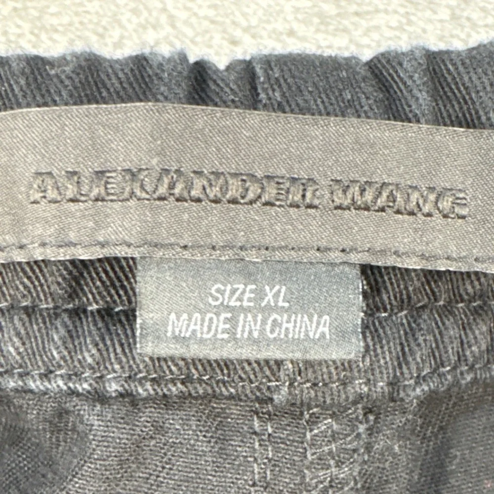 Alexander Wang Jogger Pants Mens XL Dispo A/W 16-17 Black Graphic EUC